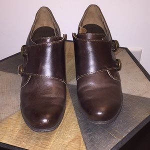 Born Concept distressed Brown Bootie Size 9